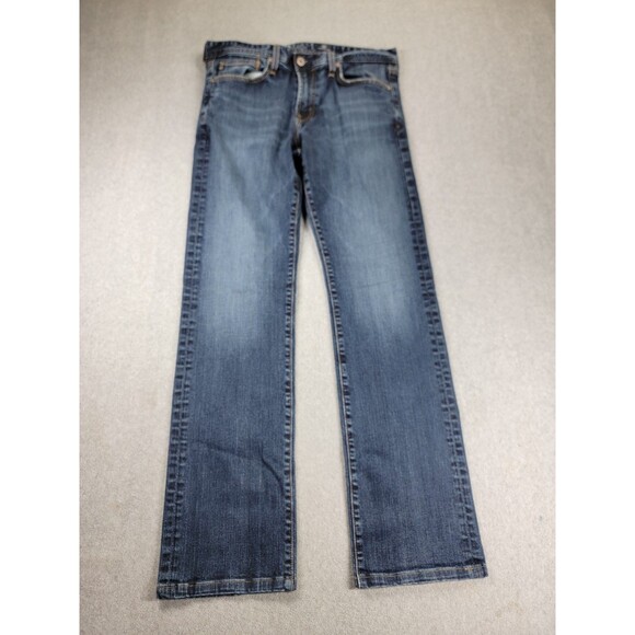 AG Adriano Goldschmied Jeans Mens 33x32 Straight Protégé Blue Stretch Mid USA - Picture 1 of 14